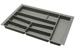 лоток для кухонных принадлежностей в ящик (690-740) х (456-490), шк 800 мм, серый