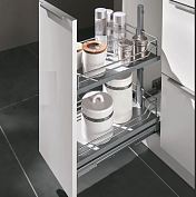 диспенса джуниор слим 300 мм, h 640-728, арена классик, 2 полки, цвет титан, дно серый (2606370102)