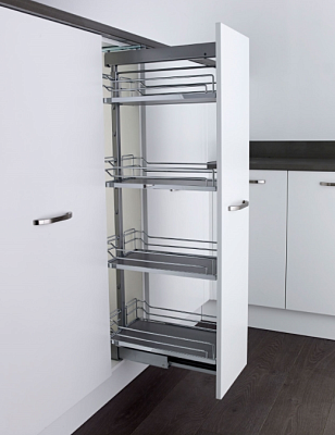 фото диспенса 90°, 300 мм пв комплект, h1200 - 1600 мм, 4 полки, арена классик, цвет хром, (2600700005)