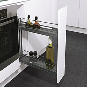 vauth-sagel бутылочница w 150,направл. movento, крепление слева, цвет lava grey