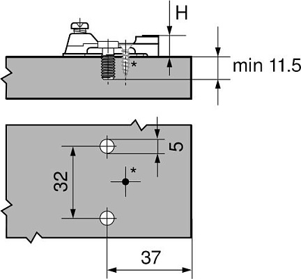 фото планка modul,3 мм,с евровинтами