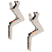 откидной подъемный механизм blum aventos hs top01 [350-450мм, 2-11,5 кг] [450-540мм, 2,5-12,5 кг] заглушки светло-серого 
