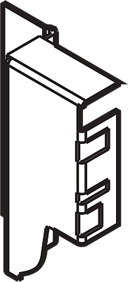 фото держ.задн.стенки m,белый шелк,r