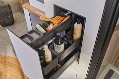 диспенса джуниор слим 300 мм,комплект №5 юбокс,1полка+1юбокс, антрацит (2606419846)