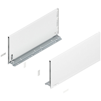 фото legrabox царга f, 500 мм, белый шелк, l+r+ заглушки, инструкция