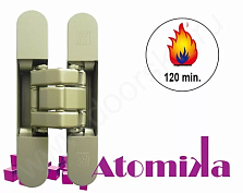 петля atomika karakter, цвет матовый никель