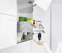 ай мув 1 полка, 900 мм, комплект, цвет титан, дно серое, антислип, 1 уп. (0217060102)