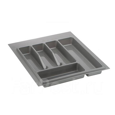 фото лоток для кухонных принадлежностей в ящик (305-340) х (391-490), шк 400 мм, серый