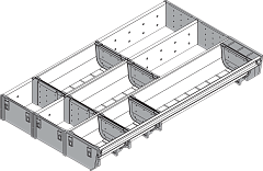 orga-line для tandembox ,500мм,мин.шир.297 мм