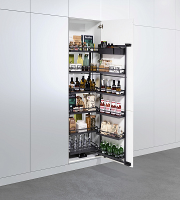 фото тандем ii, комплект 600 мм, н1100, 4 полки,  арена стиль, цвет антрацит (2376589846)