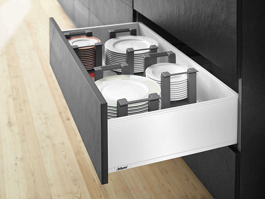 фото legrabox pure c,высокий,500 мм,белый шелк