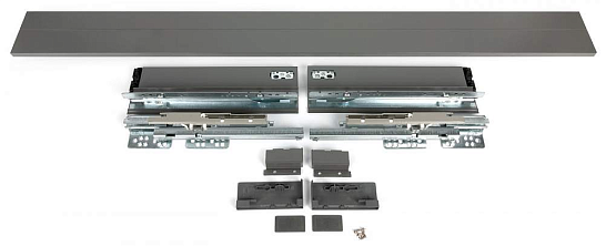 фото ten2 внутренний выдвижной ящик h90 мм, 400мм, графит