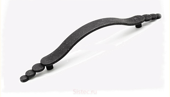 фото 19.3948.53 metakor ручка-скоба nebio, темная черная матовая сталь, 128 мм