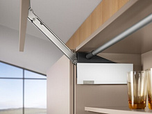 вертикальный подъемный механизм blum aventos hl top4 (480-580мм, 2,5-14,00кг) (l25, l39) заглушки белого цвета