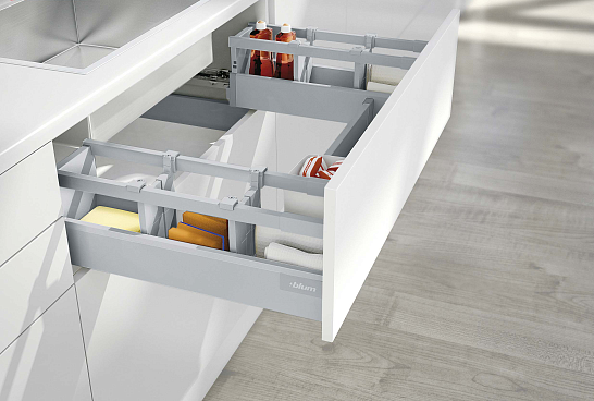 фото ящик под мойку tandembox antaro,m+1 рел.,d,450мм,серый