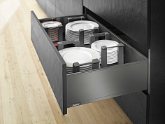 legrabox pure c,высокий,350 мм,серый орион tip-on blumotion
