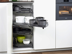 леманс 600 мм комплект 4 полки, 4 доводчика, правый, арена стиль, цвет антрацит (2605849846)