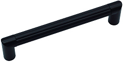 240007.160.9512 union knopf ручка-скоба riffle, 160 мм, черный матовый