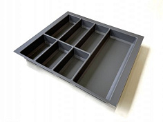 лоток для столовых приборов classico globe, в ящик legrabox 600/500, серый орион