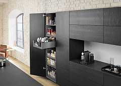 выдвижной ящик внутренний legrabox pure c,высокий, панель с вставкой,450 мм,серый орион