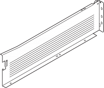 выдвижной ящик metabox  118x350 мм, серый