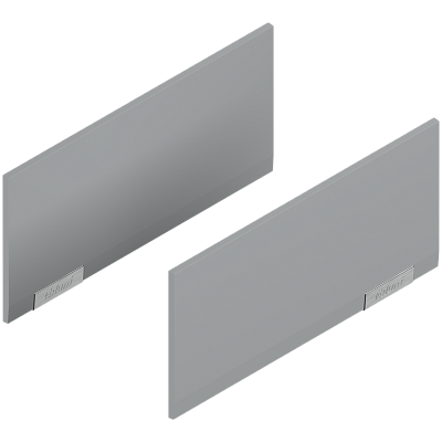 фото hk i заглушка основная, светло-серая + малая симметр. нерж., l+r