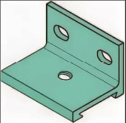 уголок крепежный 120кг