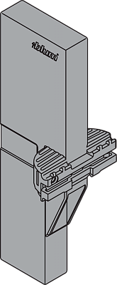 фото держатель для межсекционной стенки, белый шелк