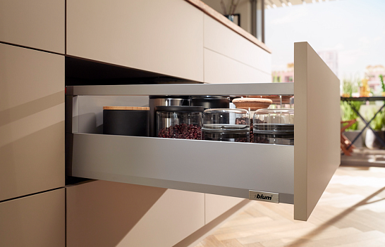 фото merivobox высота e с релингом, высокий, 350 мм, орион серый