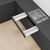 ящик под мойку legrabox pure m,450 мм,белый шелк