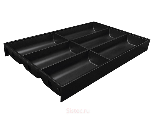 фото ambia-line лотки нд 500мм, ш 300мм, сталь,терра-черный