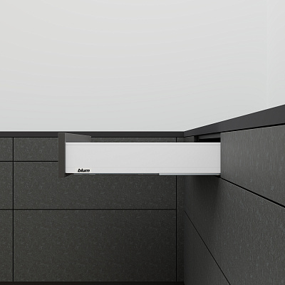 фото legrabox pure m,стандартный,400 мм,белый шелк