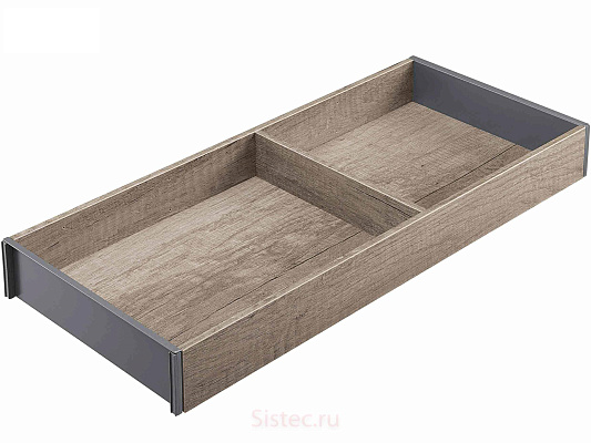 фото ambia-line лотки нд 450мм, ш 200мм, дуб небраска/сер.орион