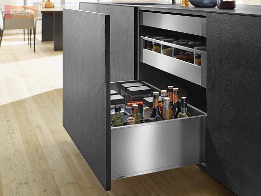 фото legrabox pure f,высокий,500 мм,нерж.сталь