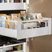 внутренний с релингом merivobox высота e с поперечным релингом, 400 мм, белый шелк