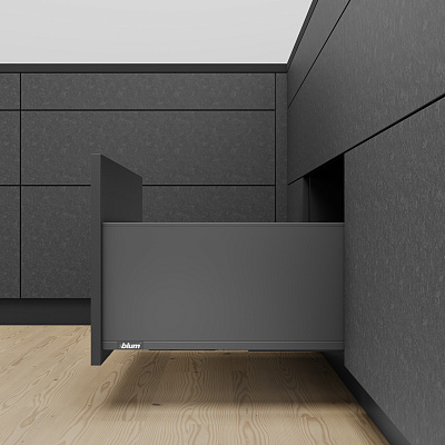 фото legrabox pure f,высокий,500 мм,серый орион 