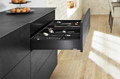 legrabox pure m,стандартный,500 мм,черный матовый