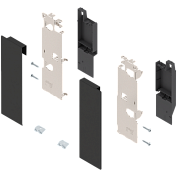 legrabox комплект держателей передн.пан.с релингом, c, чёрный матовый