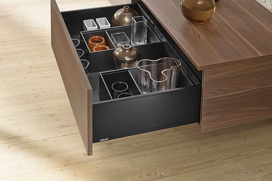 фото legrabox pure c,высокий,500 мм,черный матовый