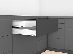 выдвижной ящик внутренний legrabox pure m,стандартный, 350 мм,белый шелк