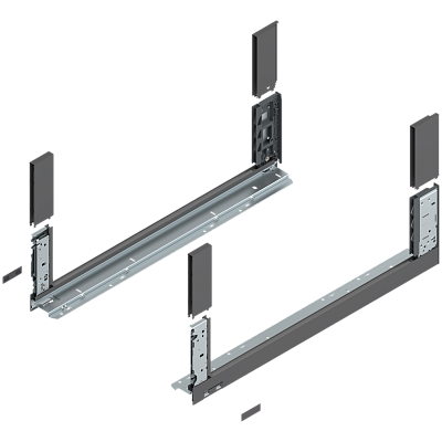 фото legrabox free царга c, 550 мм, орион серый, l+r+ заглушки+boxcover, инструкция