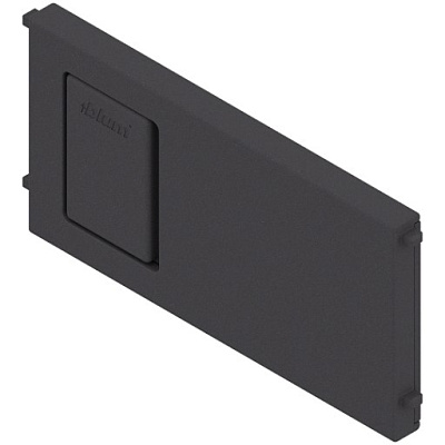 фото ambia-line доп.попер.раздел.выс.50мм для ш 100мм,сталь, терра-черный