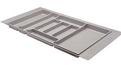 лоток для кухонных принадлежностей в ящик (800-840) х (460-490), шк 900 мм, серый