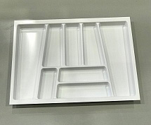 лоток для столовых приборов trend ii, в ящик 700/500, белый глянец