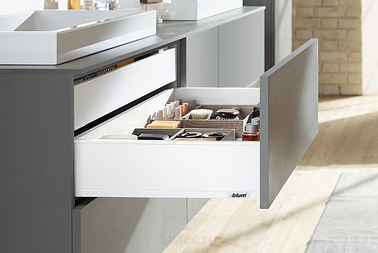 фото legrabox pure m,стандартный,550 мм,белый шелк