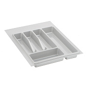 лоток для кухонных принадлежностей в ящик (305-340) х (391-490), шк 400 мм, белый