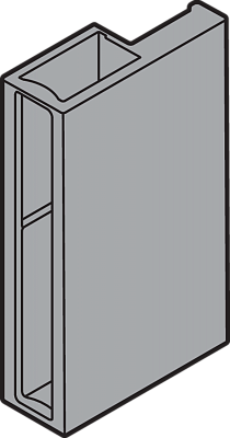 фото держ.вставки antaro задн.,c, серый,r