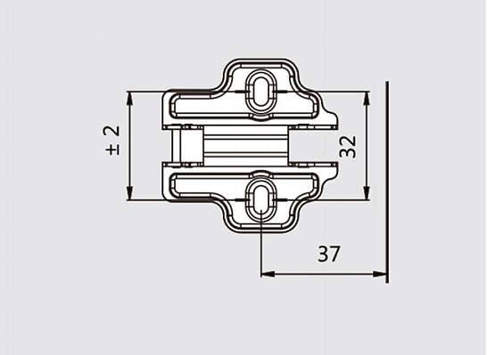 фото pivot star монтажная планка h=0 dtc  snap-on  (0015360)