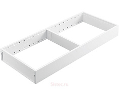 ambia-line рамки нд 450мм, ш 200мм, сталь, белый шелк