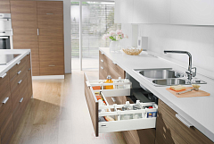 ящик под мойку tandembox antaro,m+1 рел.,c,450мм,белый шелк